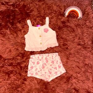 Disney princess mermaid set 18 months rompers